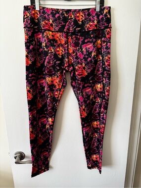 Constantly Varied Gear Kids Pink & Orange Floral Active Leggings